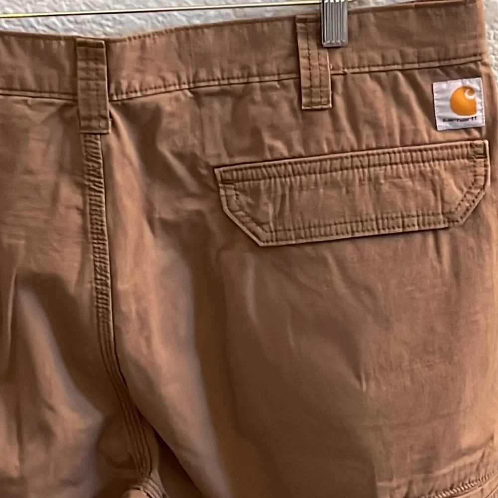 Carhartt Men Khaki Chino Brown Pants - Picture 7 of 9
